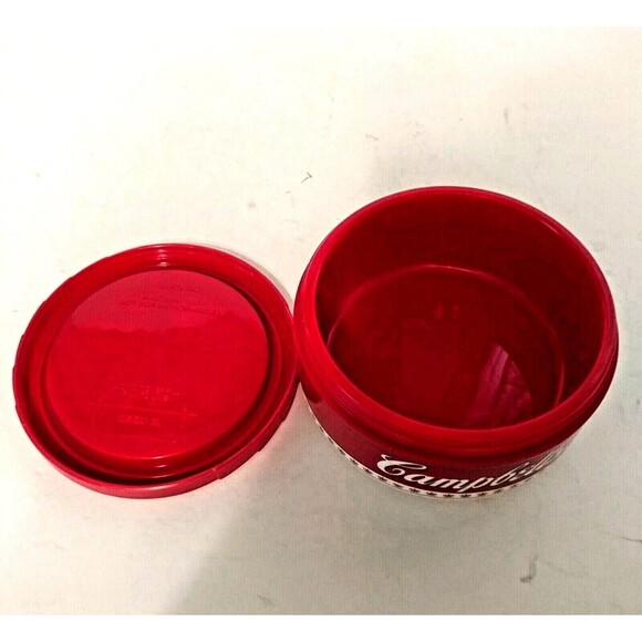 Campbell's Soup Thermos Red Insulated Travel Bowl 10.5 ounce Retro Red Logo - Picture 3 of 4